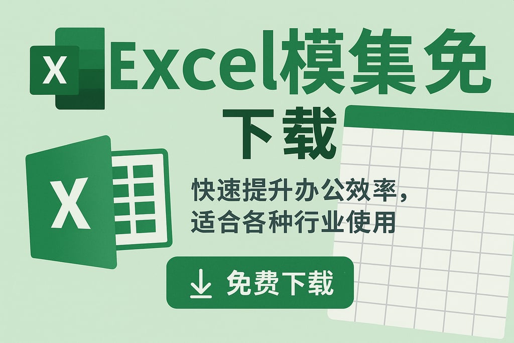 Excel模板免费下载，快速提升办公效率，适合各种行业使用