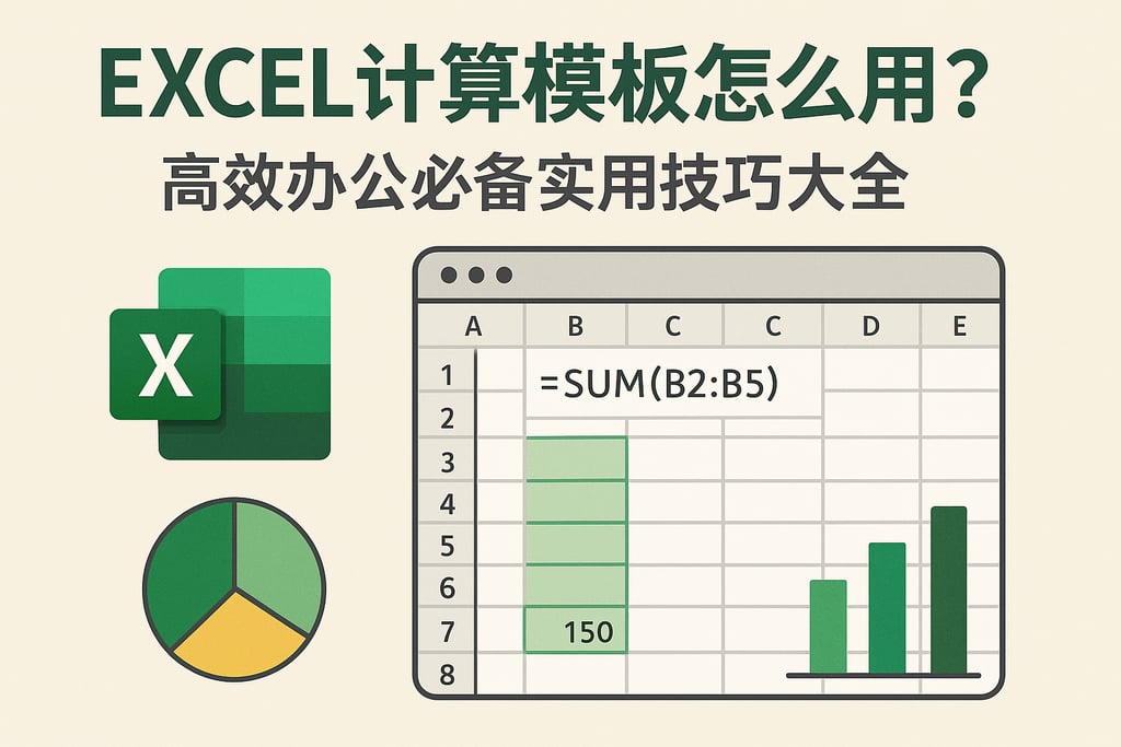 Excel计算模板怎么用？高效办公必备实用技巧大全