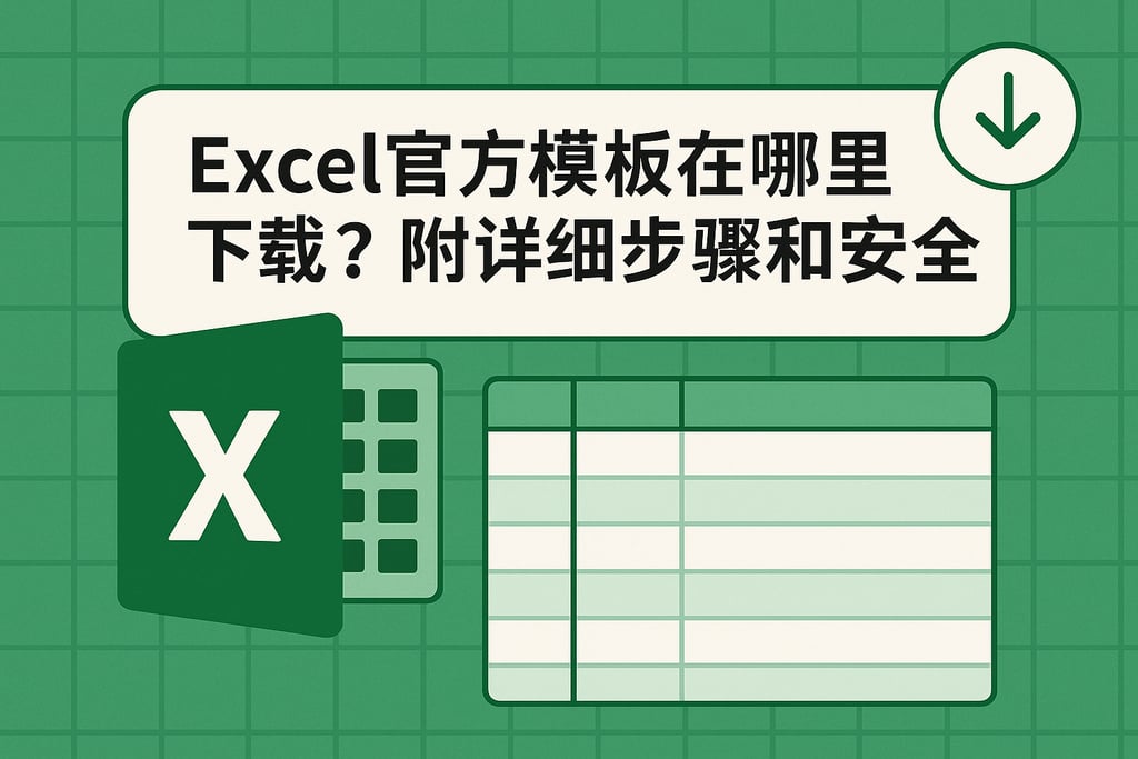 excel官方模板在哪里下载？附详细步骤和安全推荐