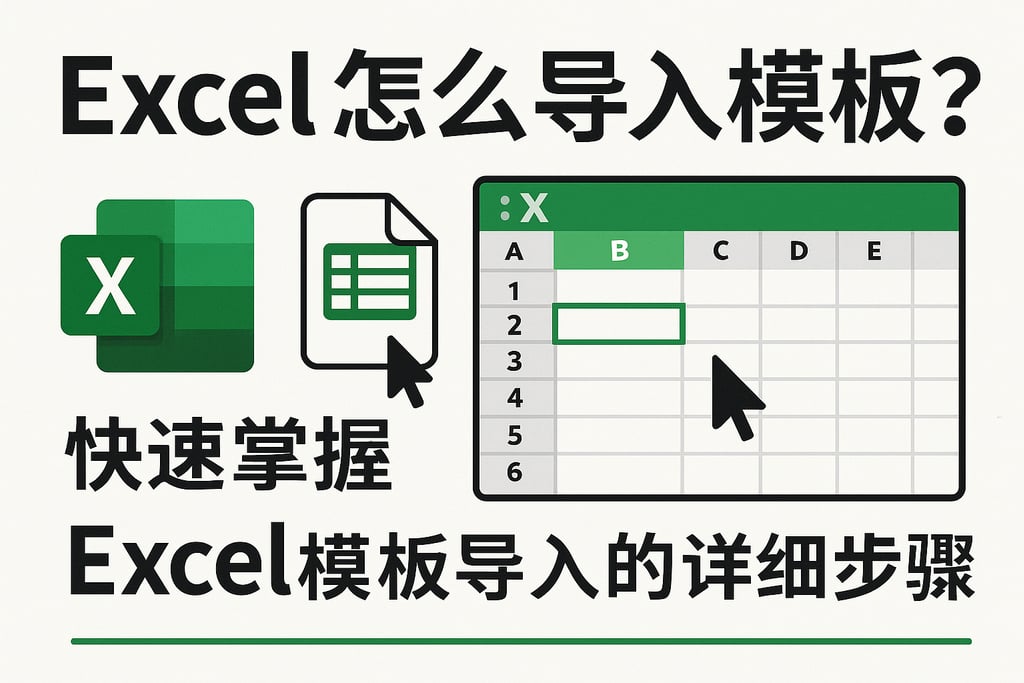excel怎么导入模板？快速掌握Excel模板导入的详细步骤