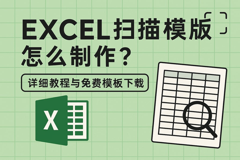 excel扫描模板怎么制作？详细教程与免费模板下载