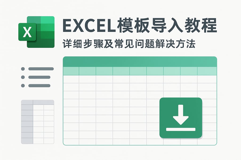 excel模板导入教程详细步骤及常见问题解决方法