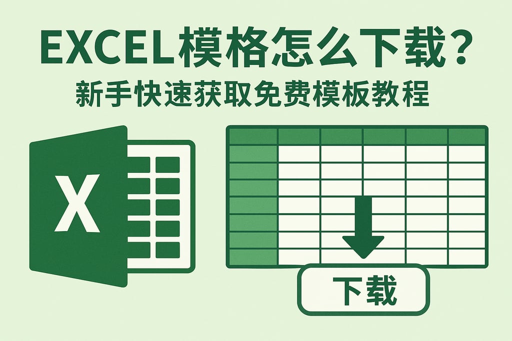 excel模板怎么下载？新手快速获取免费模板教程