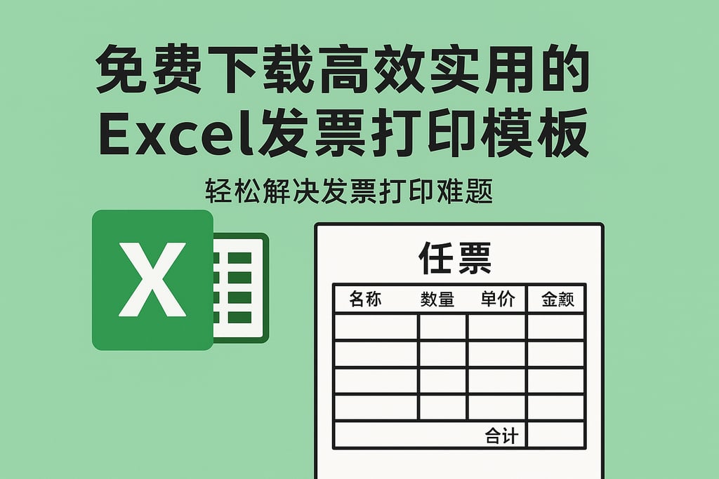 免费下载高效实用的excel发票打印模板，轻松解决发票打印难题