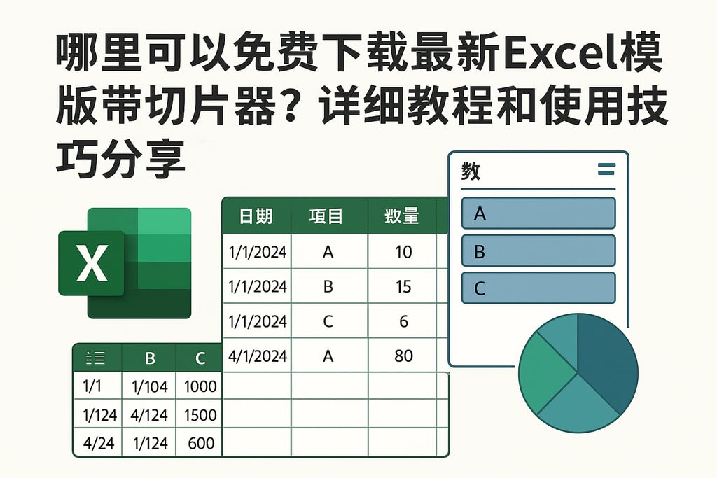 哪里可以免费下载最新Excel模板带切片器？详细教程和使用技巧分享