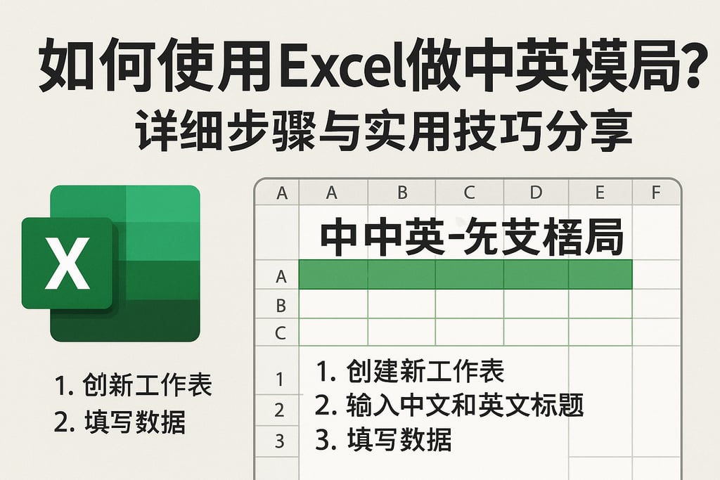 如何使用Excel做中英模板？详细步骤与实用技巧分享