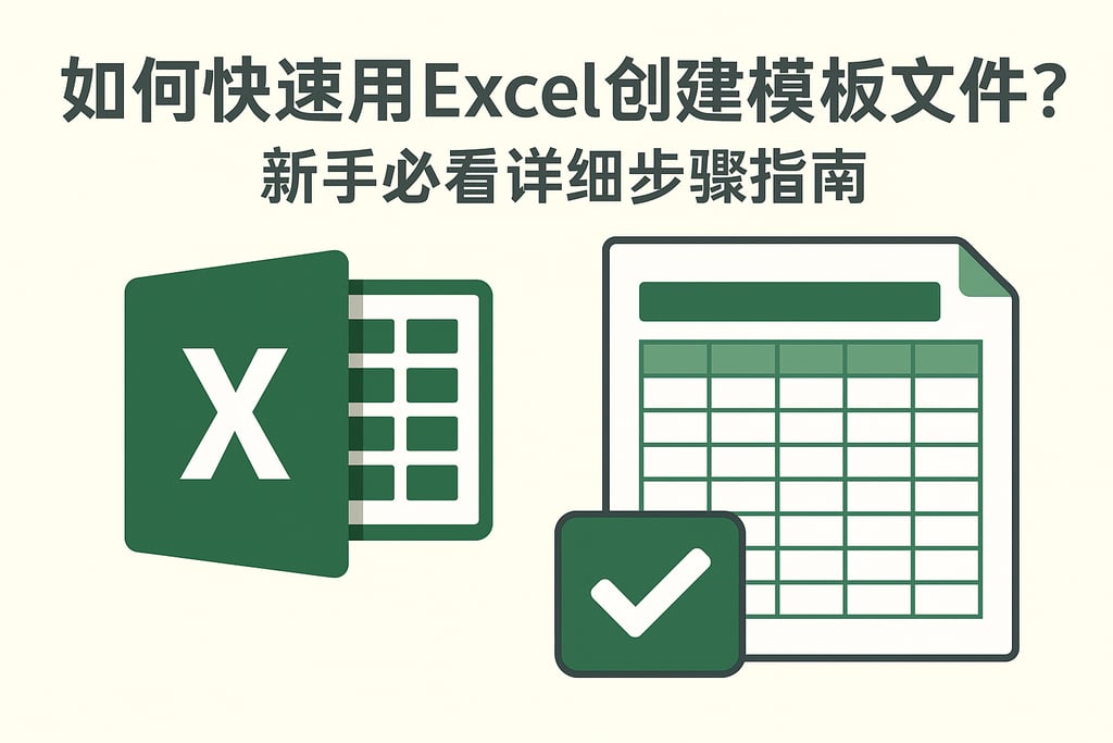 如何快速用excel创建模板文件？新手必看详细步骤指南