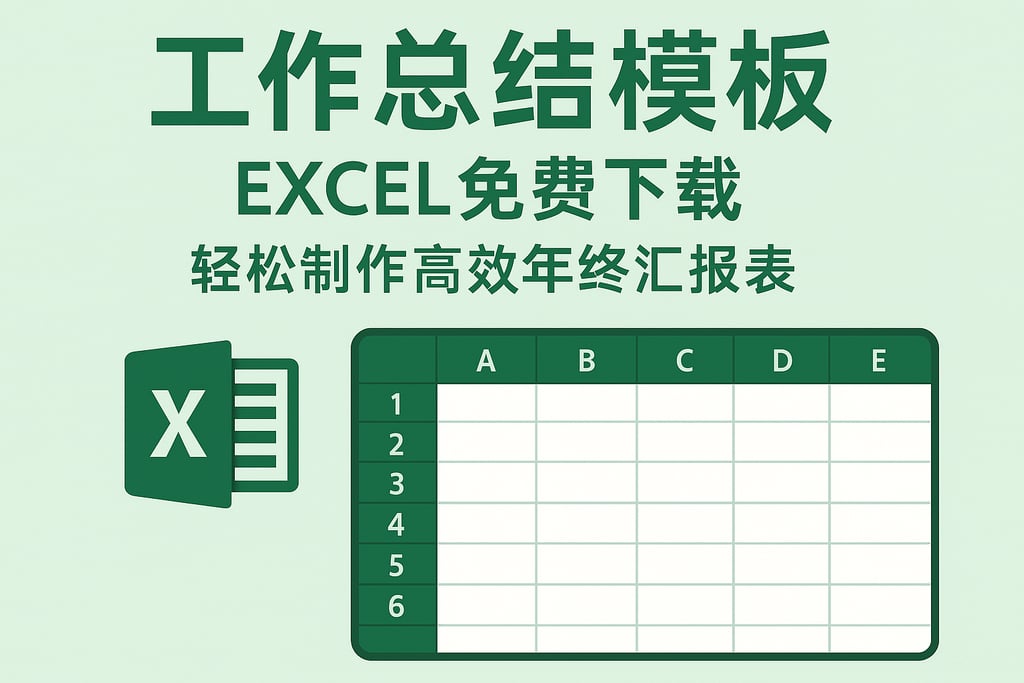 工作总结模板excel免费下载，轻松制作高效年终汇报表