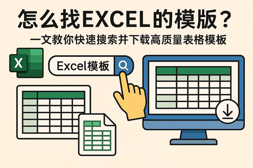 怎么找excel的模板？一文教你快速搜索并下载高质量表格模板