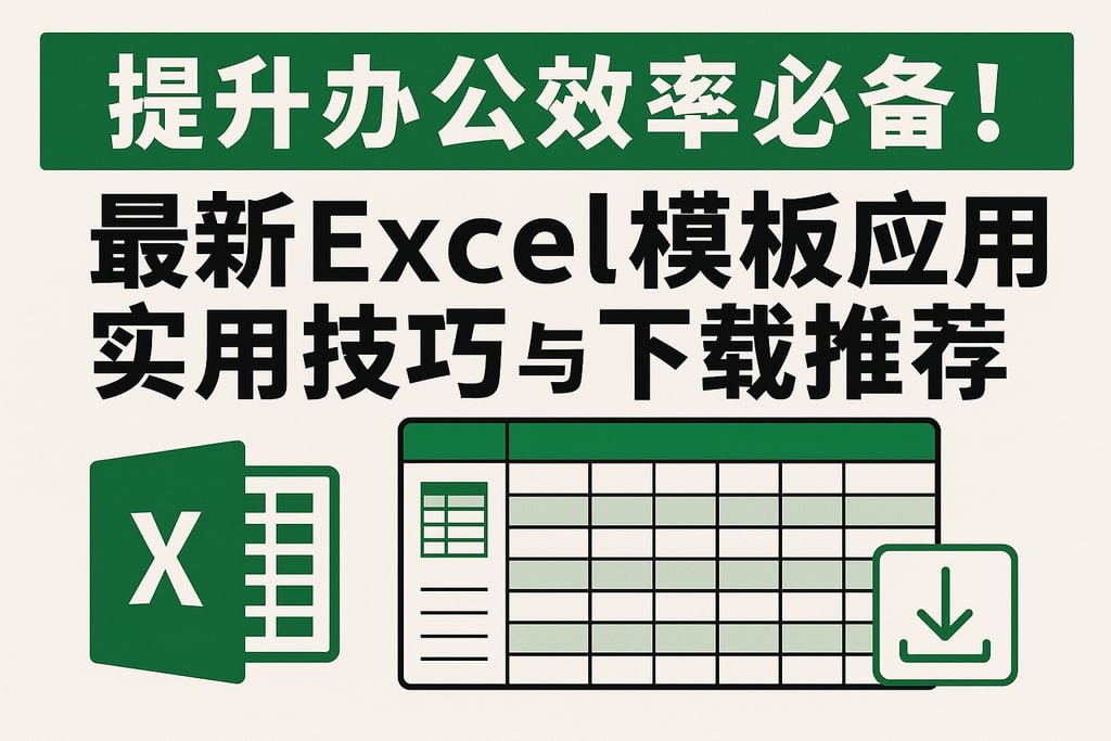 提升办公效率必备！最新excel模板应用实用技巧与下载推荐