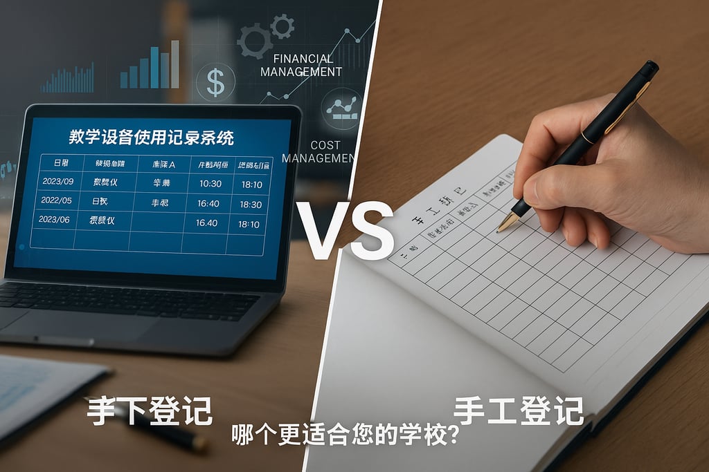 教学设备使用记录系统和传统手工登记方式对比分析，哪个更适合您的学校？
