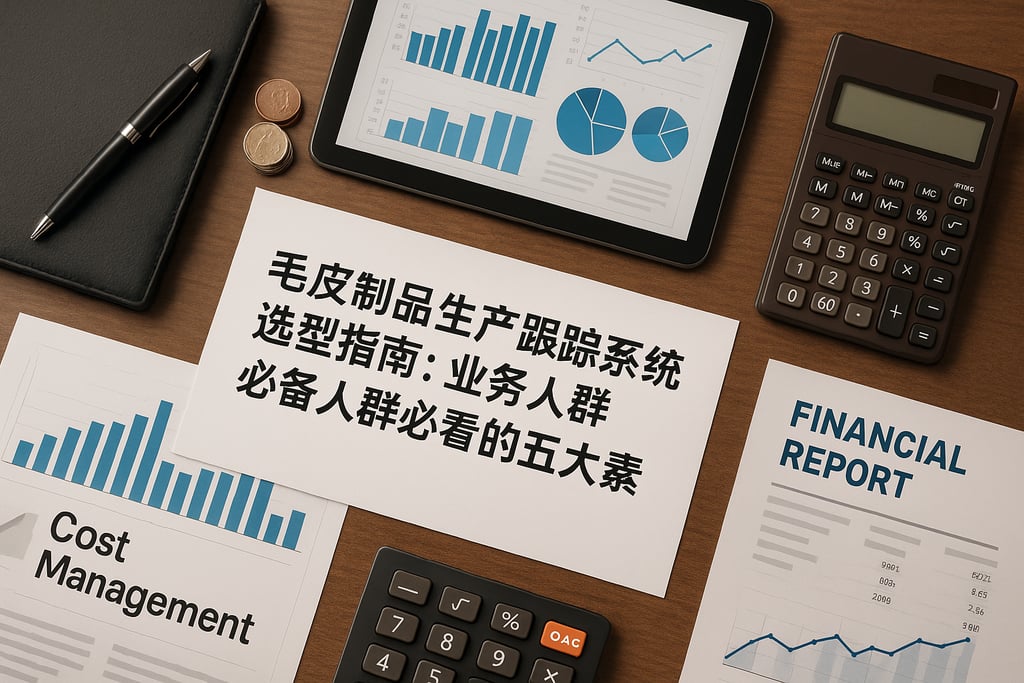 毛皮制品生产跟踪系统选型指南：业务人群必看的五大要素