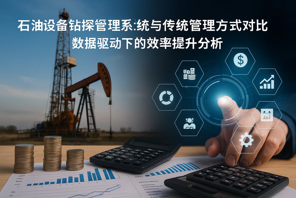 石油设备钻探管理系统与传统管理方式对比，数据驱动下的效率提升分析