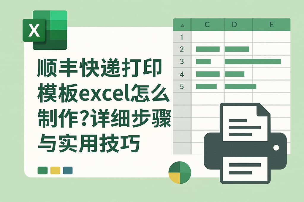 顺丰快递打印模板excel怎么制作？详细步骤与实用技巧