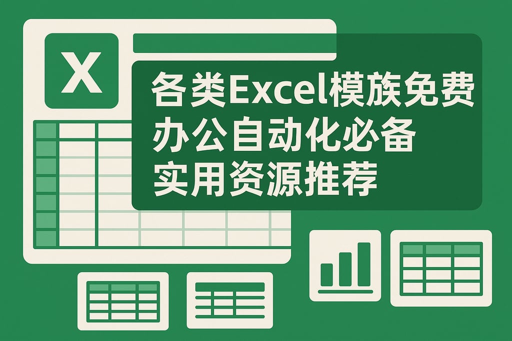 各类excel模板免费下载,办公自动化必备实用资源推荐 | 零代码企业数字化知识站