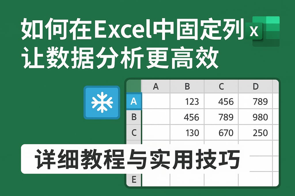如何在Excel中固定列,让数据分析更高效?详细教程与实用技巧 | 零代码企业数字化知识站
