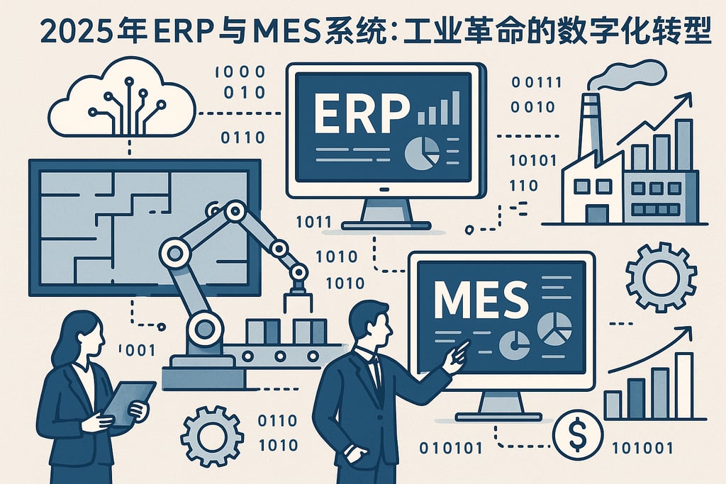 2025年ERP与MES系统：工业革命的数字化转型指南
