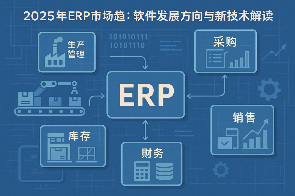 2025年ERP市场趋势：软件发展方向与新技术解读