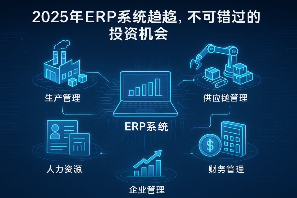 2025年ERP系统市场趋势，不可错过的投资机会