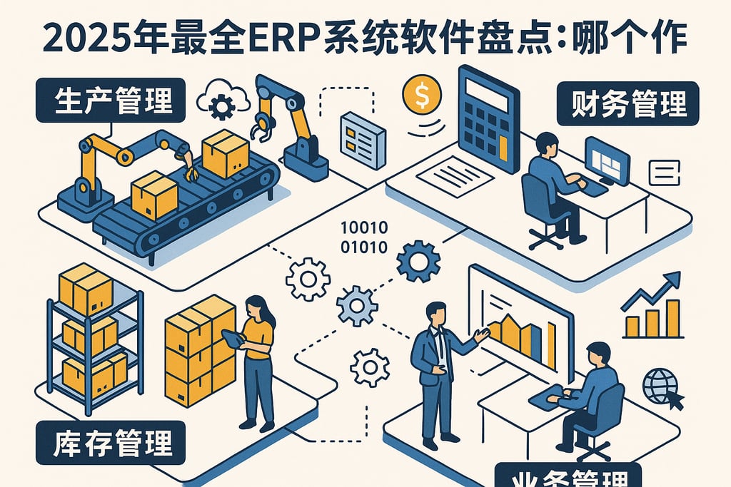 2025年最全ERP系统软件盘点：哪个适合你