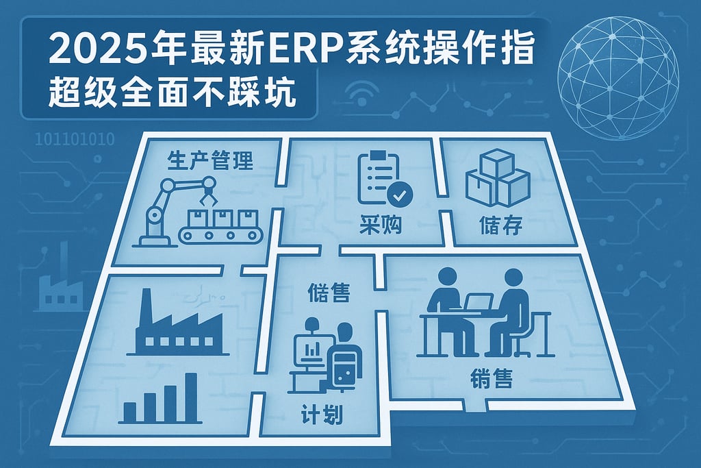 2025年最新ERP系统操作指南，超级全面不踩坑
