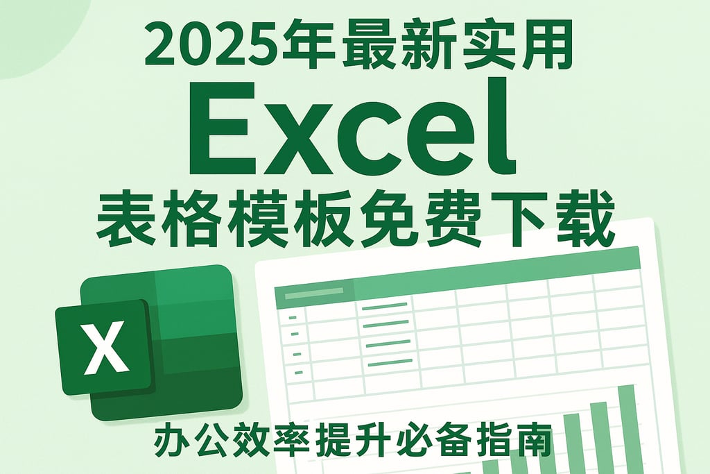 2025年最新实用excel表格模板免费下载，办公效率提升必备指南