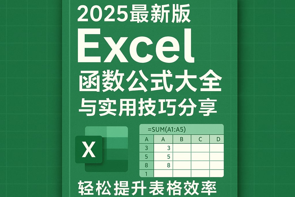 2025最新版excel函数公式大全与实用技巧分享，轻松提升表格效率