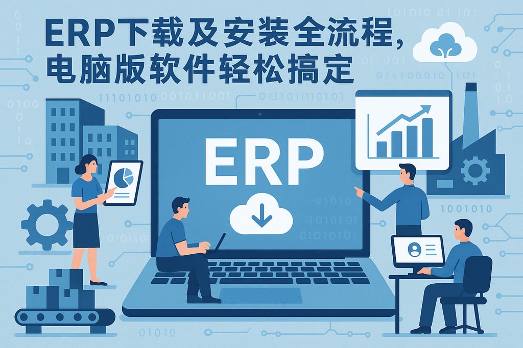 ERP下载及安装全流程，电脑版软件轻松搞定
