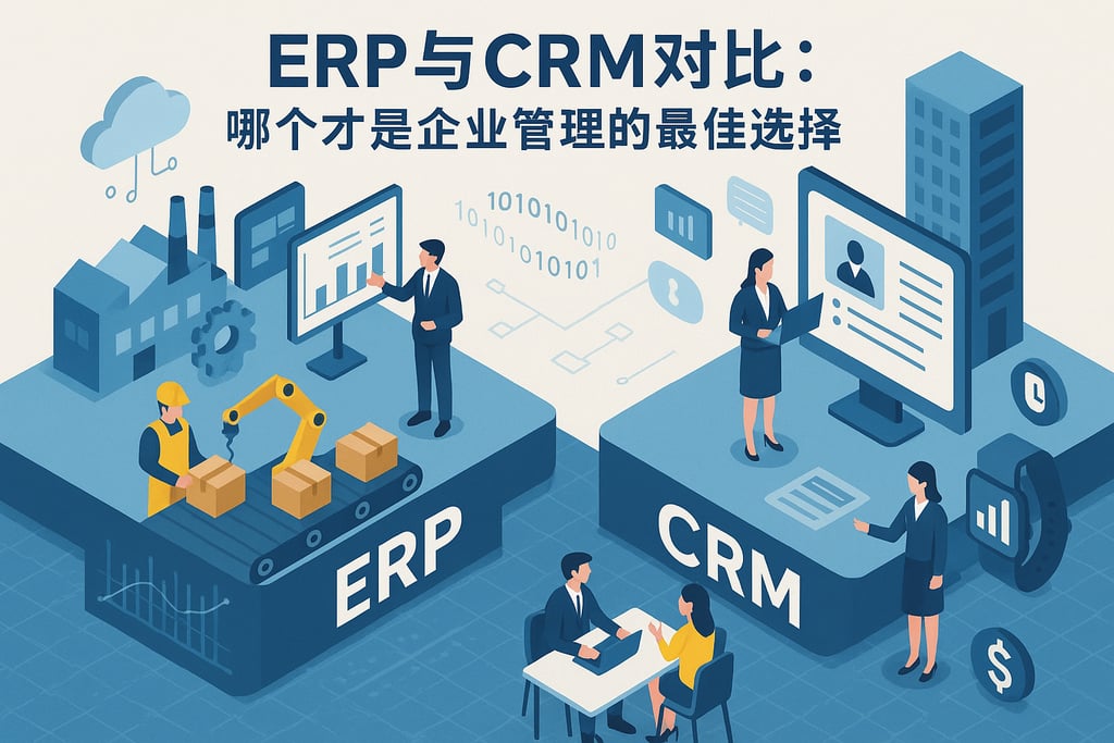 ERP与CRM对比：哪个才是企业管理的最佳选择