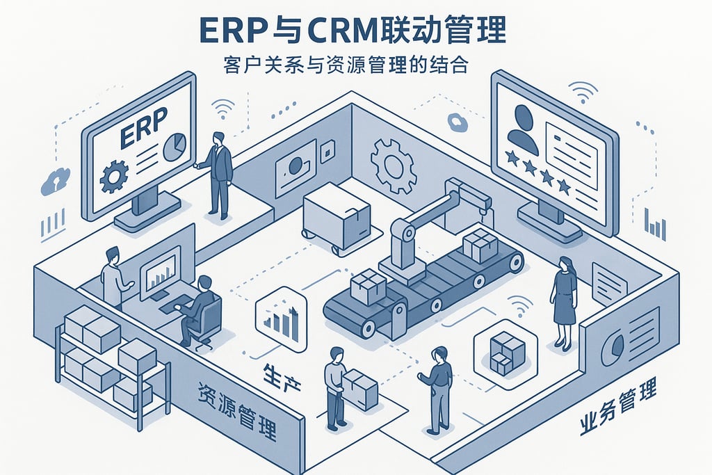 ERP与CRM联动管理，客户关系与资源管理的结合
