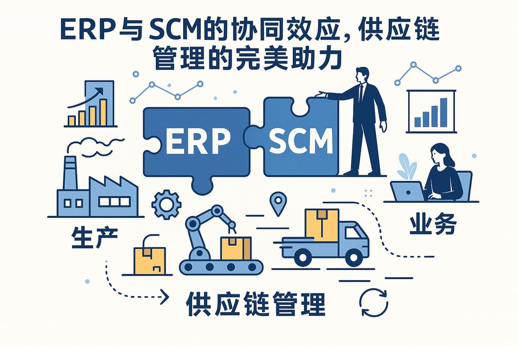 ERP与SCM的协同效应，供应链管理的完美助力