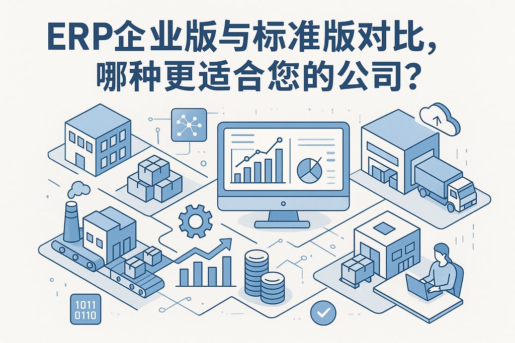 ERP企业版与标准版对比，哪种更适合您的公司？