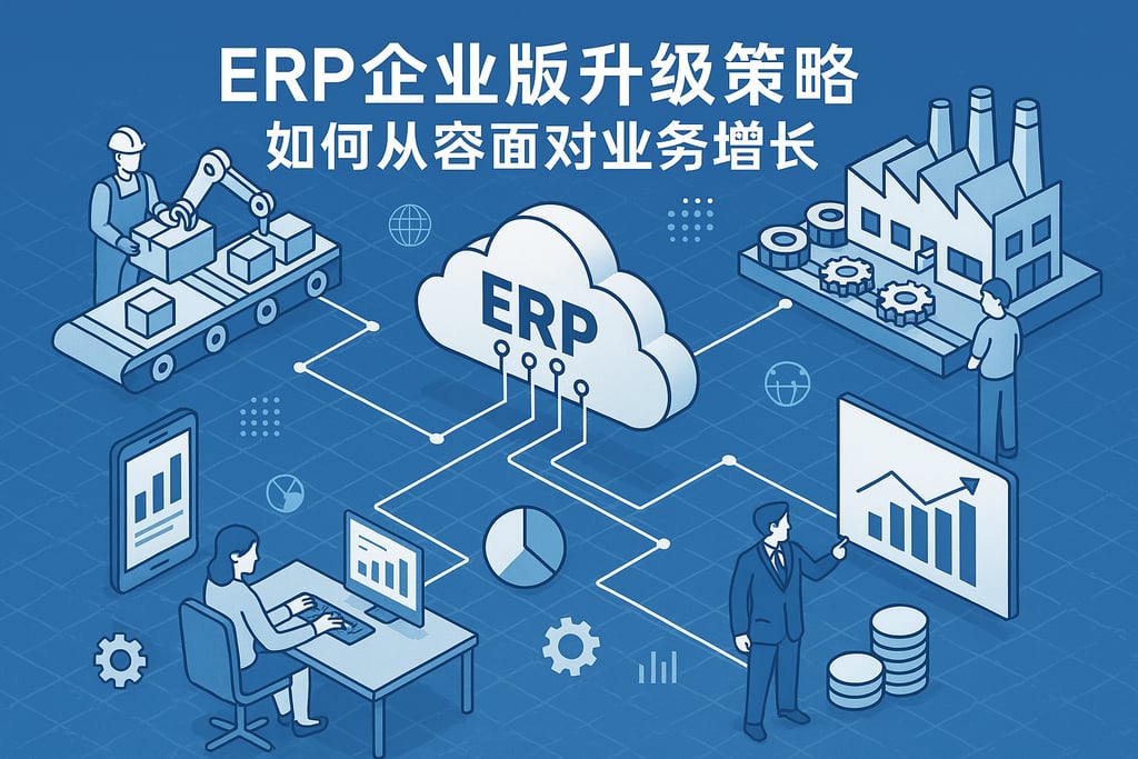 ERP企业版升级策略，如何从容面对业务增长