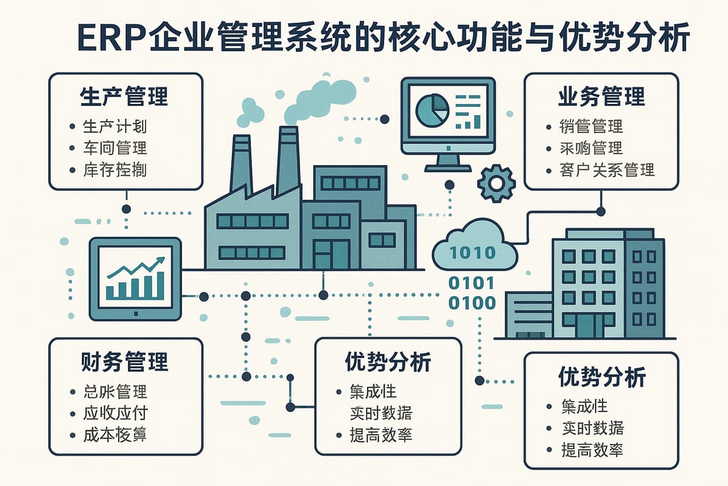 ERP企业管理系统的核心功能与优势分析