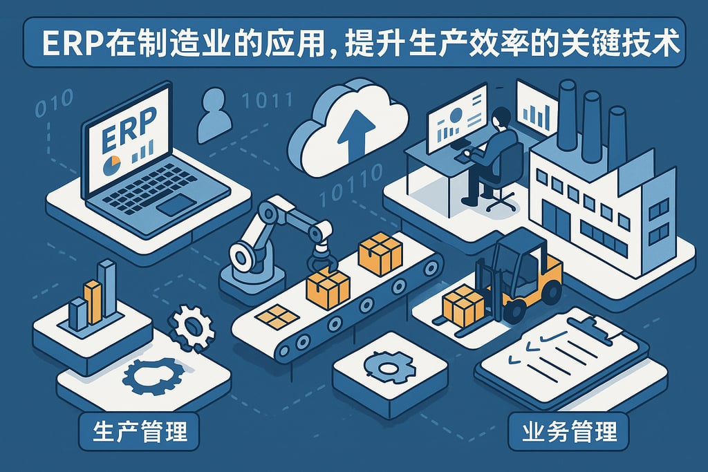 ERP在制造业的应用，提升生产效率的关键技术