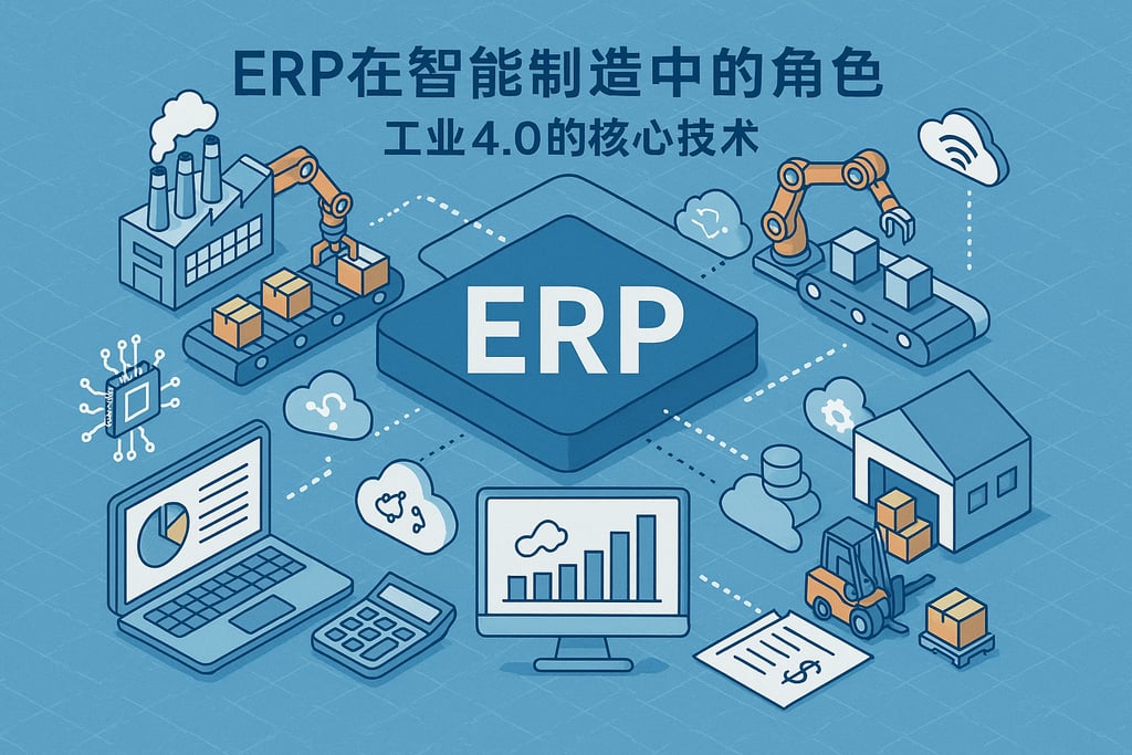 ERP在智能制造中的角色，工业4.0的核心技术