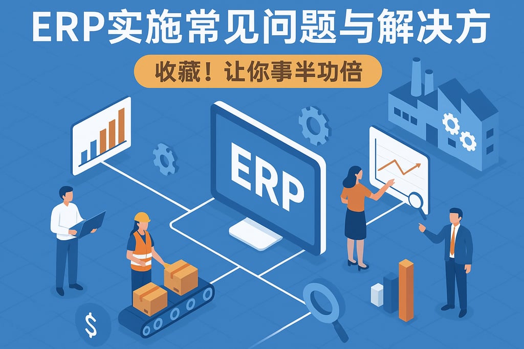 ERP实施常见问题与解决方案，收藏！让你事半功倍
