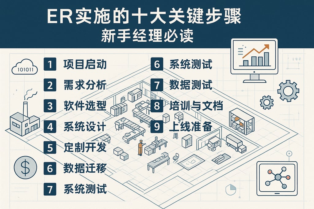 ERP实施的十大关键步骤，新手经理必读