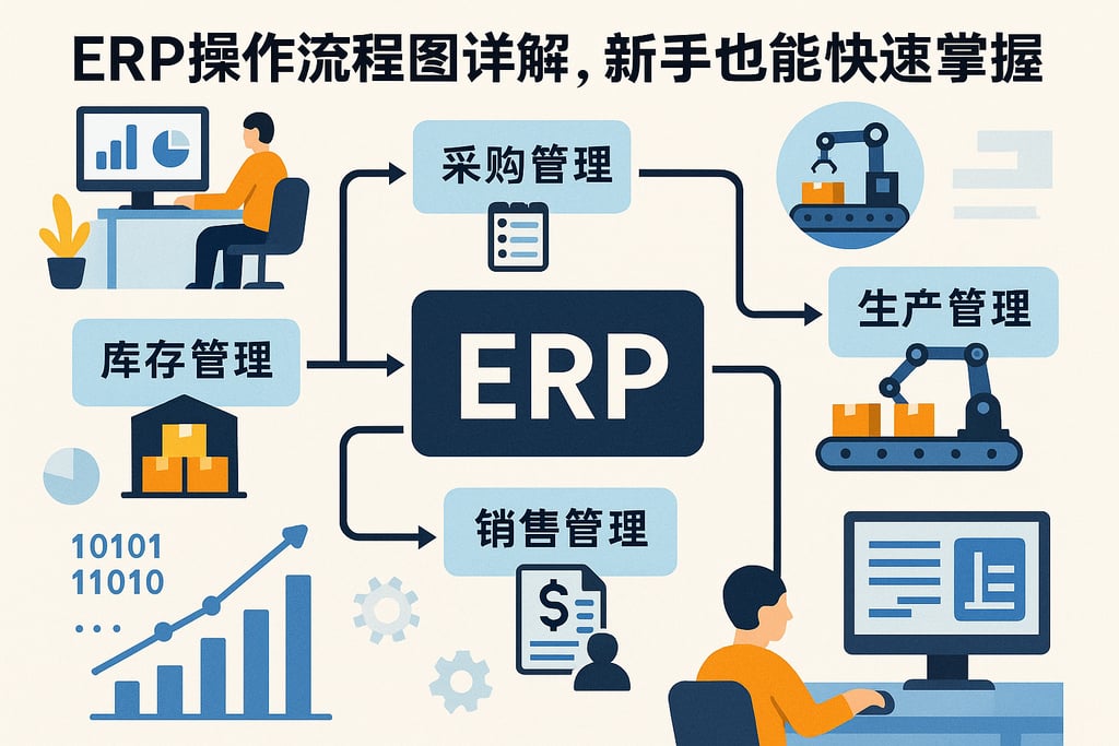 ERP操作流程图详解，新手也能快速掌握