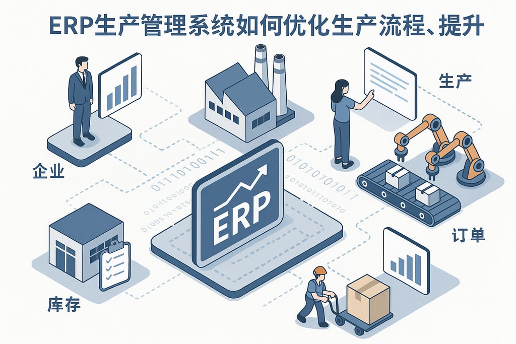 ERP生产管理系统如何优化生产流程，提升产能