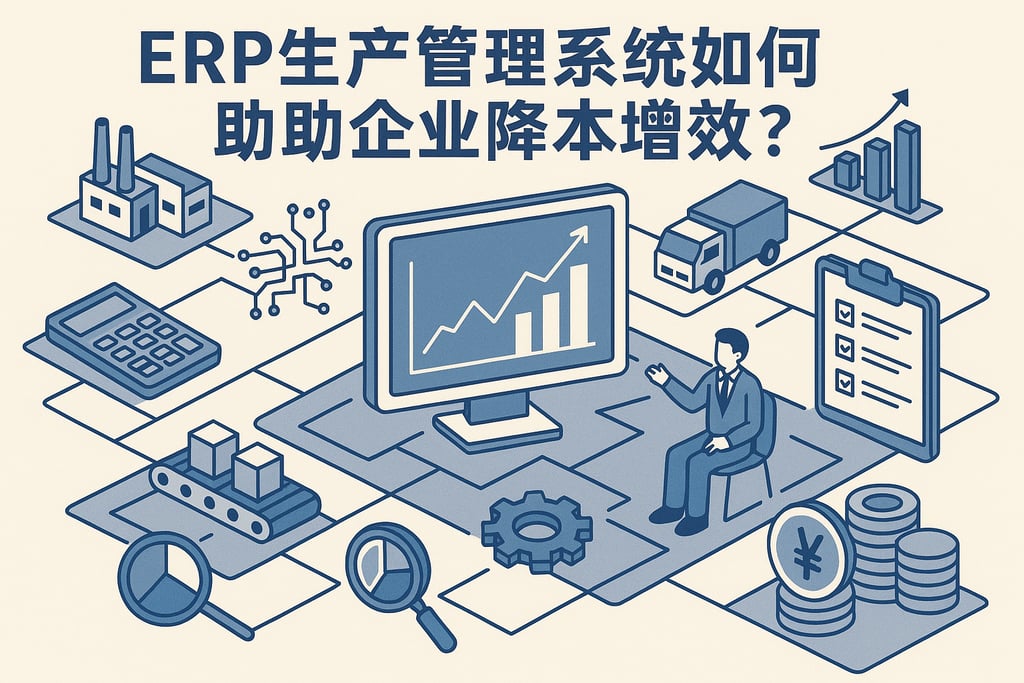 ERP生产管理系统如何帮助企业降本增效？