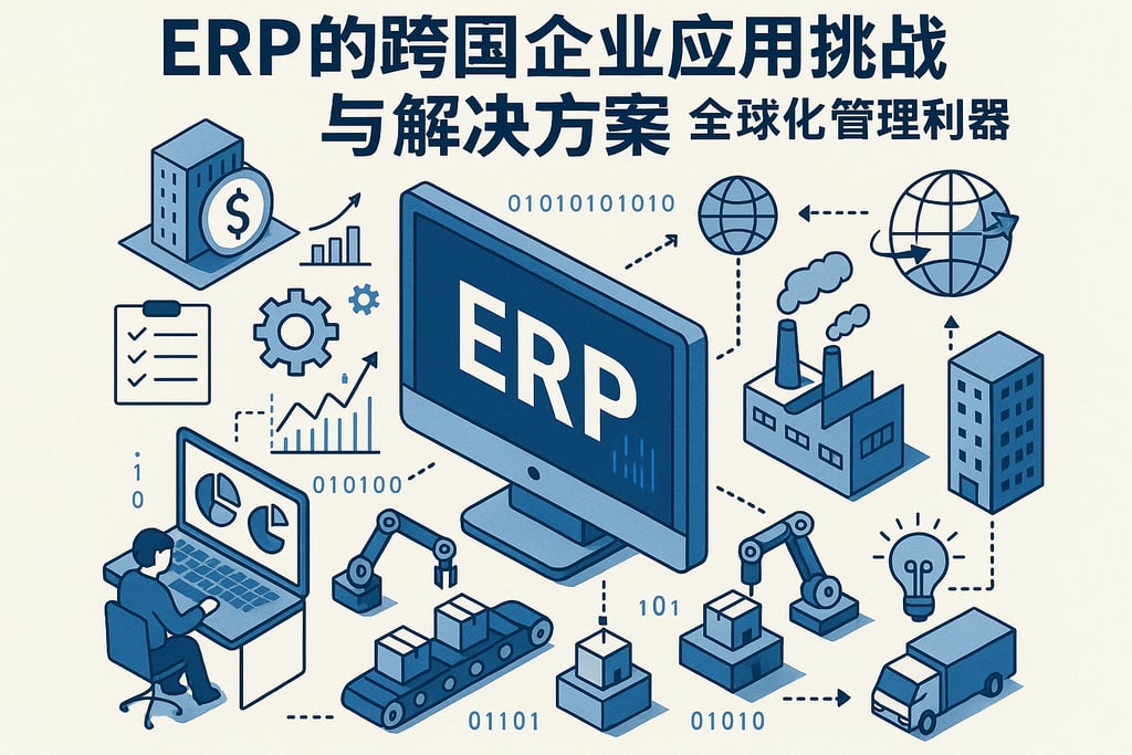 ERP的跨国企业应用挑战与解决方案，全球化管理利器
