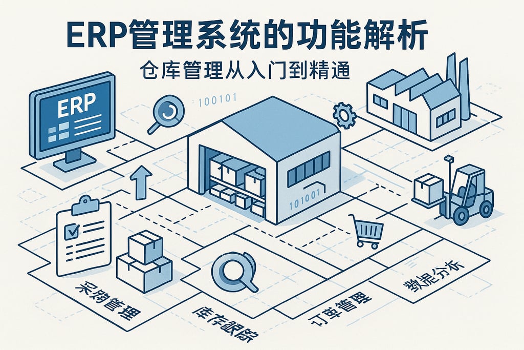 ERP管理系统的功能解析，仓库管理从入门到精通