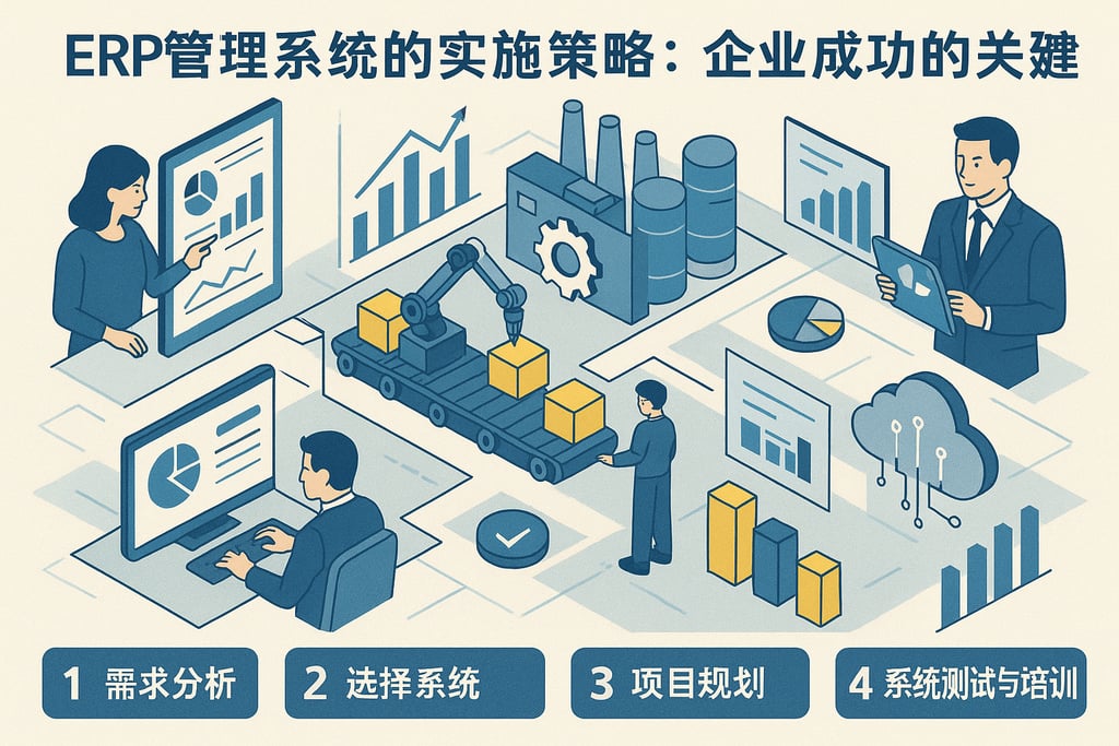 ERP管理系统的实施策略：企业成功的关键步骤