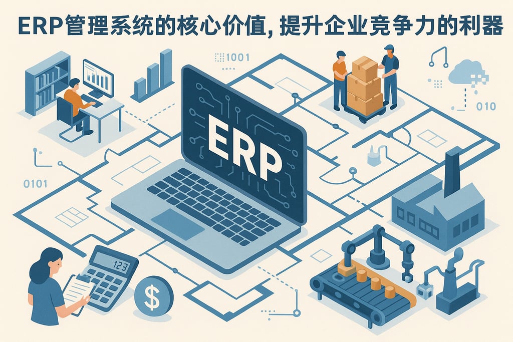 ERP管理系统的核心价值，提升企业竞争力的利器