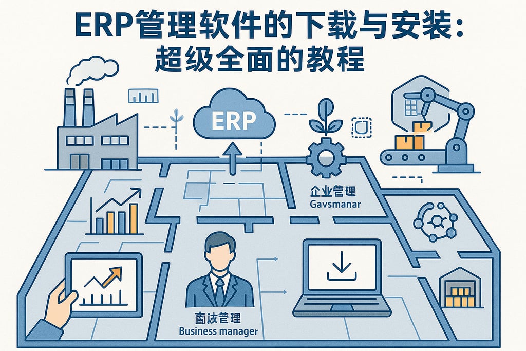 ERP管理软件的下载与安装：超级全面的教程