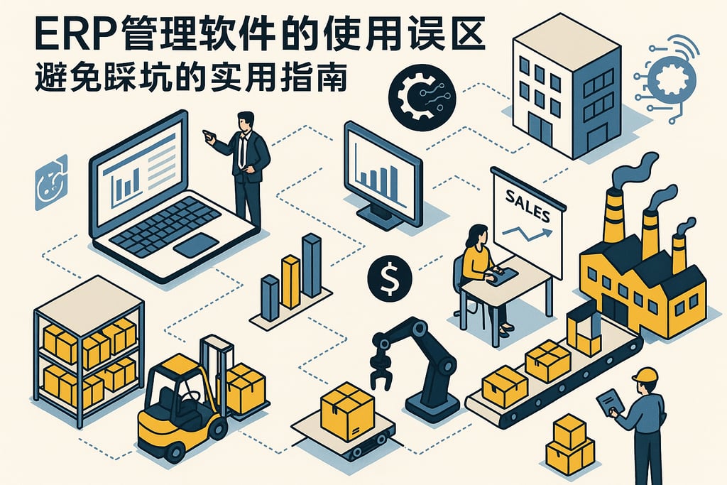 ERP管理软件的使用误区，避免踩坑的实用指南