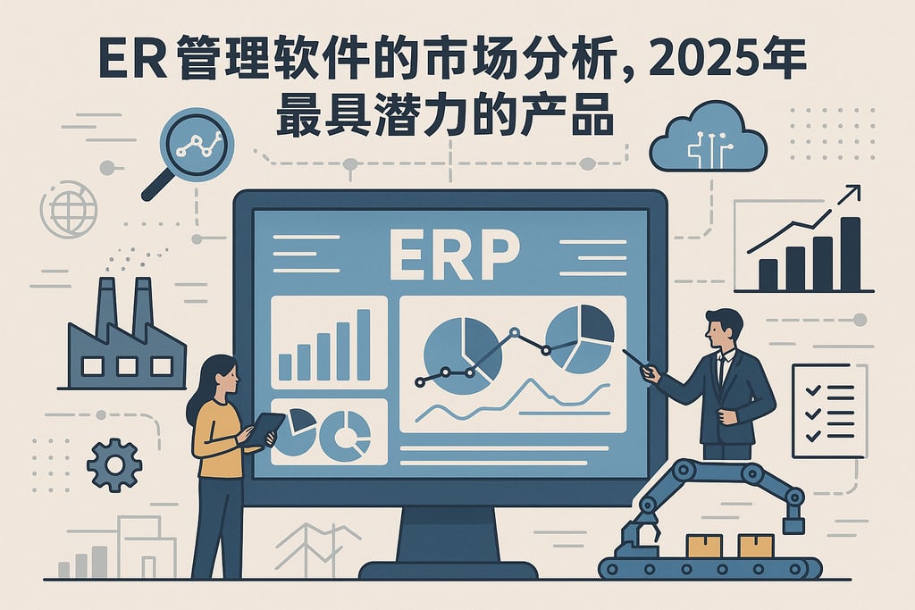 ERP管理软件的市场分析，2025年最具潜力的产品