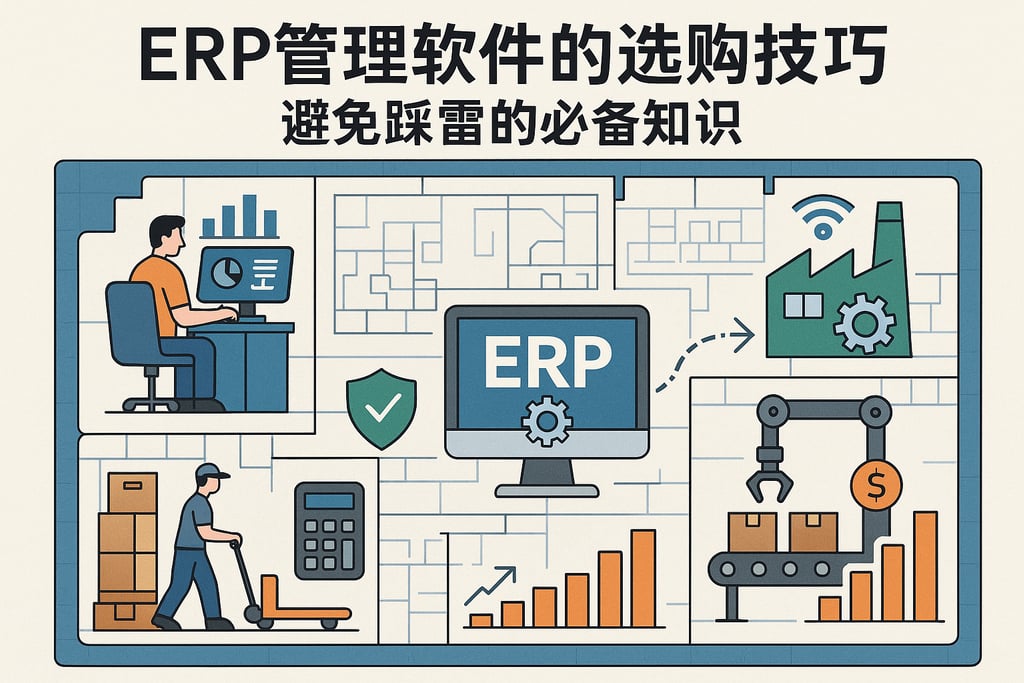 ERP管理软件的选购技巧，避免踩雷的必备知识