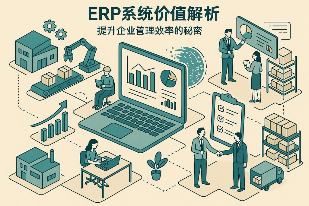 ERP系统价值解析，提升企业管理效率的秘密